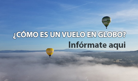 ¿Cómo es un vuelo en globo?