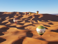 Vuelo en globo por las dunas